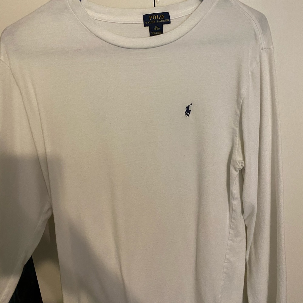 Long sleeve kids xl polo shirt